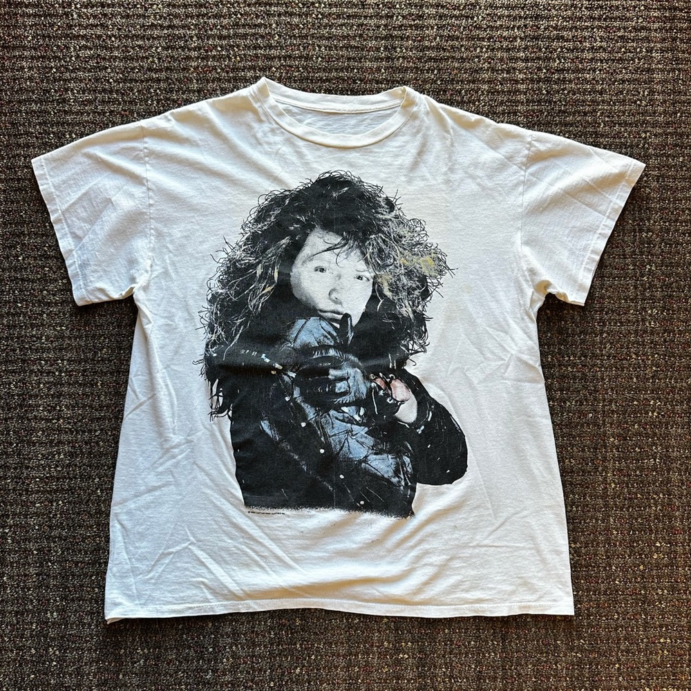 Vintage 80s Bon Jovi World Tour Tee size XL